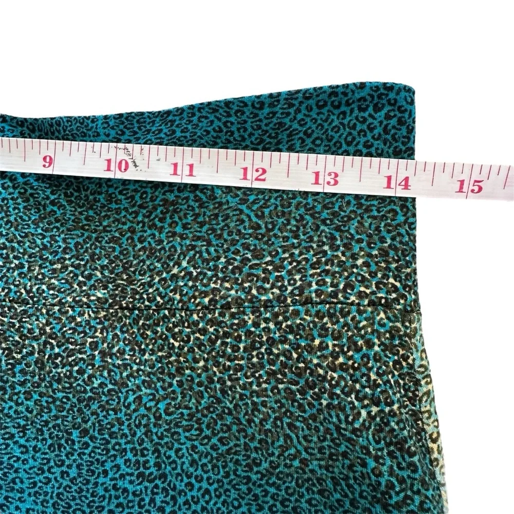 Salaam Made in USA Skirt Gradient Cheetah Print Earthy Tones Womens M - Picture 4 of 7